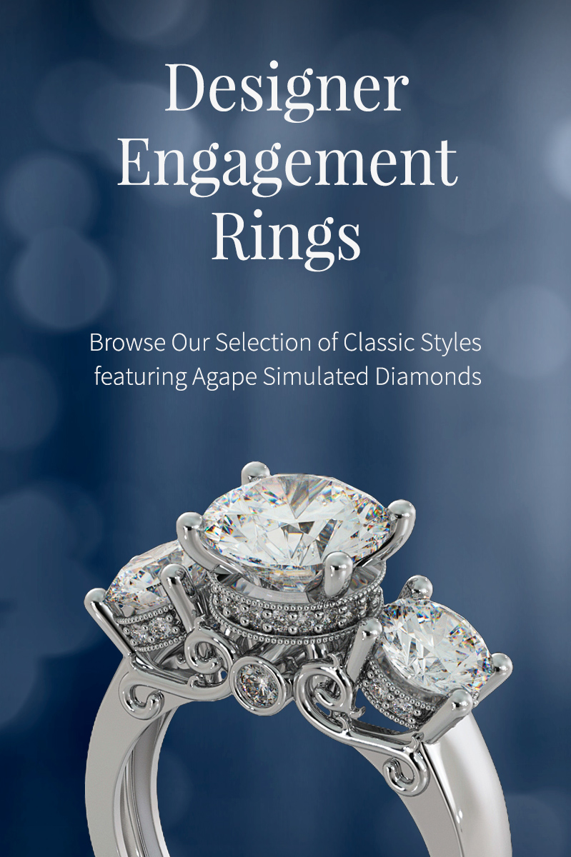 Agape Diamonds Designer Engagement Rings